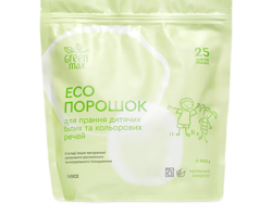 ЕКОпорошок для прання дитячих білих та кольорових речей